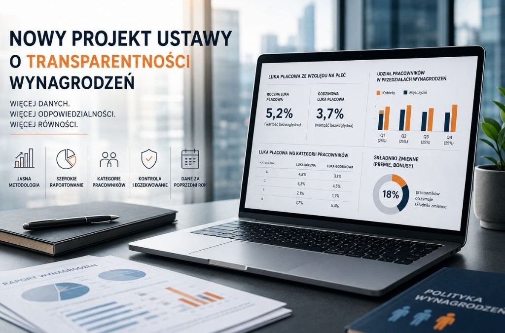 Nowy projekt ustawy (29.04.2026) o jawności i równości wynagrodzeń – co realnie zmienia dla firm?